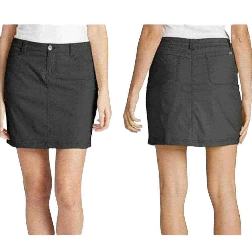 NWOT Eddie Bauer Nylon/Spandex Gray‎ Golf Skort 8
